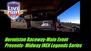 Witness HighSpeed Paved Oval Action at Hermiston Raceway  Dont Miss Midway INEX Legends Series [upl. by Bird]