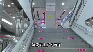 【新宿駅】京王線百貨店口から小田急線南口へ [upl. by Hoseia]