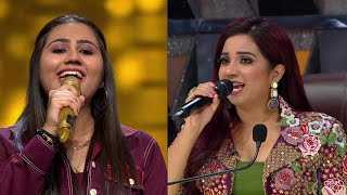 Mainu ishq da lageya rog  Shreya amp Adhya duet performance  indian idol 14 ❤️ [upl. by Auoz282]