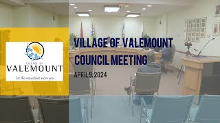 Village of Valemount Council Meeting  Apr 9 2024 [upl. by Anaylil]