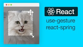 How to drag and resize in react using reactspring and usegesture [upl. by Cob]