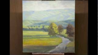 In the Palm of His Hand Cades Cove Painting by Jonathan Howe [upl. by Encratis]