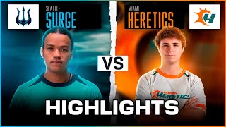 Seattle Surge vs Miami Heretics HIGHLIGHTS  CDL Champs 2024  Losers Round 1 [upl. by Kelvin71]