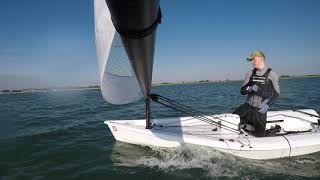 RS Aero sailing  Starting practice [upl. by Electra]