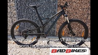 Specialized Stumpjumper ST Alloy SRAM NX 29 Mens Twentyniner Fullsuspension Mountain Bike 2019 [upl. by Jazmin617]