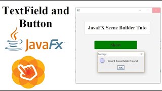 JavaFX Scene Builder Tutorial 33  TextField and Button [upl. by Davin]