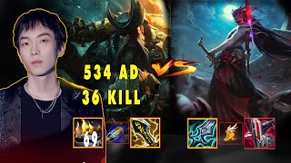 GANGPLANK 534 AD GET 36 KILL SO CRAZY [upl. by Kciredec735]