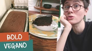 RECEITA DO MEU BOLO DE CHOCOLATE VEGANO  Louie Ponto [upl. by Leontyne]