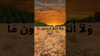 Surah AlKafirun  Powerful Quranic Recitation Short Video [upl. by Kristos]