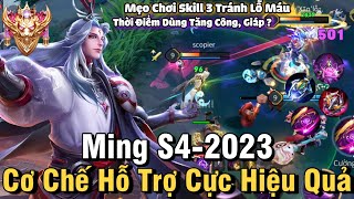 Ming S42023 Liên Quân Mobile  Cách Chơi Lên Đồ Phù Hiệu Bảng Ngọc Cho Ming S4 2023 Đi Sp NTD LQ [upl. by Terrill30]