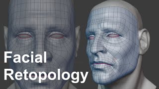 Facial Retopology in Blender 42  Retopology Tips [upl. by Margarethe949]