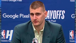 Nikola Jokic Postgame Interview  Game 4  Warriors vs Nuggets  2022 NBA Playoffs [upl. by Gaskill]