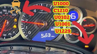 Nissan GTR R35 ABS Traction 4WD U1000 C1210 U0102 U1001 U1229 Fault Codes Fixed [upl. by Bever]