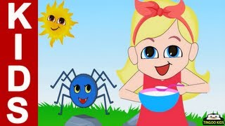 Little Miss Muffet  Nursery Rhymes With Lyrics By TingooKids [upl. by Abil546]