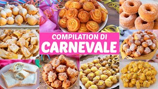 COMPILATION DOLCI DI CARNEVALE  Mille Ricette Facili di Benedetta [upl. by Elsilrac972]