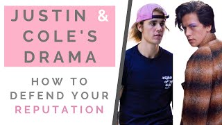 JUSTIN BIEBER amp COLE SPROUSE ASSAULT ALLEGATIONS How To Defend Your Reputation  Shallon [upl. by Gnanmos]