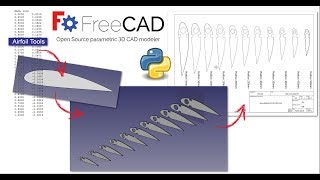 Tuto FreeCAD  Automatiser le tracé des nervures dune aile [upl. by Nyvets]