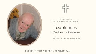 Requiem Mass for the Repose of the Soul of Joseph Innes [upl. by Bertha391]