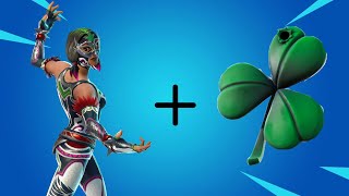 TOP 6 TRYHARD COMBOS WITH THE RAINBOW CLOVER BACKBLING ☘️ Best Fortnite Combos [upl. by Lenod911]