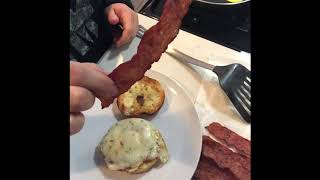 Best Jalapeño Cheddar 2 Ingredient Dough Bagel Breakfast Sandwich 6SP Weight Watchers Freestyle [upl. by Lac]