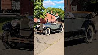 1925 Packard 236 Eight Sport Touring Antique Drive By Engine Sound Old Car Festival 2024 [upl. by Ailugram]