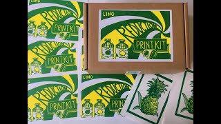 Reduction Lino Printing [upl. by Llennahs480]