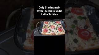 4 slice of bread Tawa pan Pizza 🍕 foodfusionchickenrecipes food youtubeshorts youtuber pics [upl. by Bollay]