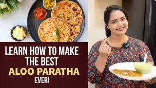 The Best Aloo Paratha Ever  Cooking Recipe  Marinas World  ShopWithYoutube [upl. by Atirb]