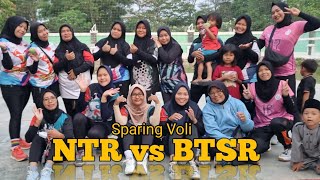 Sparing Voli team NTR vs BTSR Karawang 🔥  Full 1 Set 🥳🤸🏐 [upl. by Esilanna]