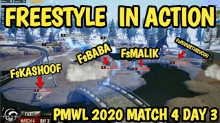 PMWL 2020 MATCH 4 DAY 3  FREESTYLE IN ACTION  FsKASHOOF  FsBABA  FsMALIK  FsFUHUSTURUCUU [upl. by Ertemed]