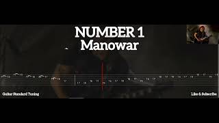 MANOWAR  NUMBER 1  TAB GUITAR [upl. by Iblehs]