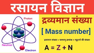 द्रव्यमान संख्या mass number dravyaman sankhyaTNNOnline [upl. by Elijah]