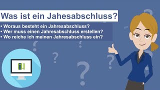 Jahresabschluss  Was ist das Einfach erklärt [upl. by Drewett]