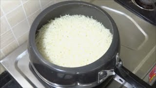 How to cook Perfect Rice In Pressure CookerPerfect Basmati Rice In Pressure Cooker [upl. by Oruasi]