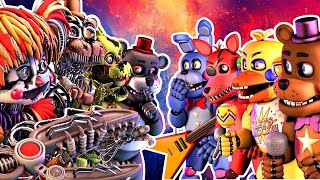 FNAF Rockstar vs Scrap Animatronics [upl. by Asiulairam341]