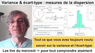 Variance et écarttype deux mesures de la dispersion [upl. by Raines]