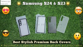 Samsung S24 amp S23 Premium Matte Back Cover  Samsung S24 amp S23 Side Cut Back Cover [upl. by Dunning31]