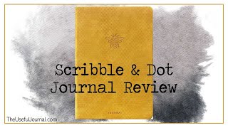 Scribble amp Dot value for money bullet journal dot grid notebook review [upl. by Emil]