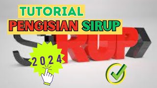 SIRUP 2024  Pemilihan Paket Pendetailan dan Finalisasi Draft SIRUP [upl. by Flannery951]