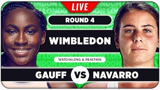 GAUFF vs NAVARRO • Wimbledon 2024 • LIVE Tennis Talk Watchalong [upl. by Viking]