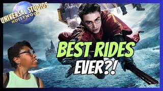 BEST RIDES at Universal Studios Hollywood  Visit for Halloween Horror Nights Vlog [upl. by Itsirc]