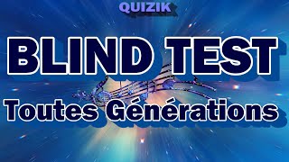 BLIND TEST Tout Genre Toutes Générations [upl. by Jada680]