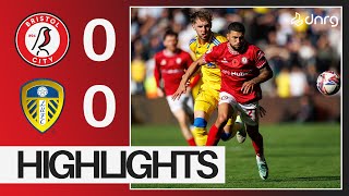 Bristol City 00 Leeds United  Highlights [upl. by Iamhaj]