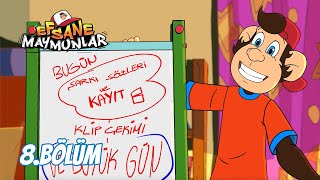 Efsane Maymunlar Çizgi Filmi  Kaykaylı Klip  8 Bölüm [upl. by Orr]