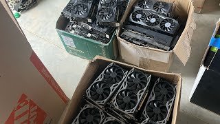 100 GPU Mining Farm Shut down [upl. by Tletski884]