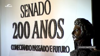 Pacheco inaugura exposição “Senado 200 Anos Conectando Passado e Futuro” [upl. by Tserof73]