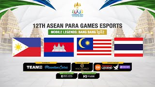 🔴 LIVE  12th ASEAN PARA GAMES ESPORTS CATEGORY MLBB  DAY 2 [upl. by Haldi]