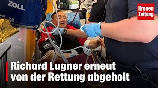 Richard Lugner erneut von der Rettung abgeholt  kronetv NEWS [upl. by Tenney]