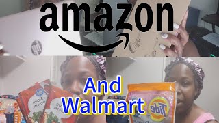 Amazon amp Walmart Haul [upl. by Dekow]