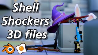 how to get all shell shockers 3d files pt1 [upl. by Pogah]